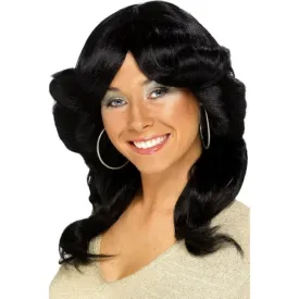 70s Flick Wig - Black