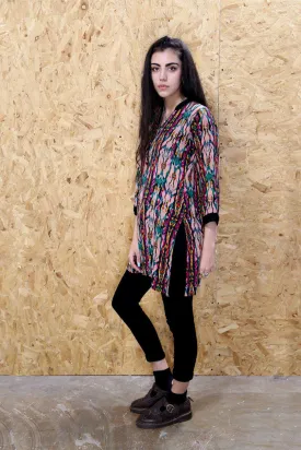 70s Printed Boho Tunic