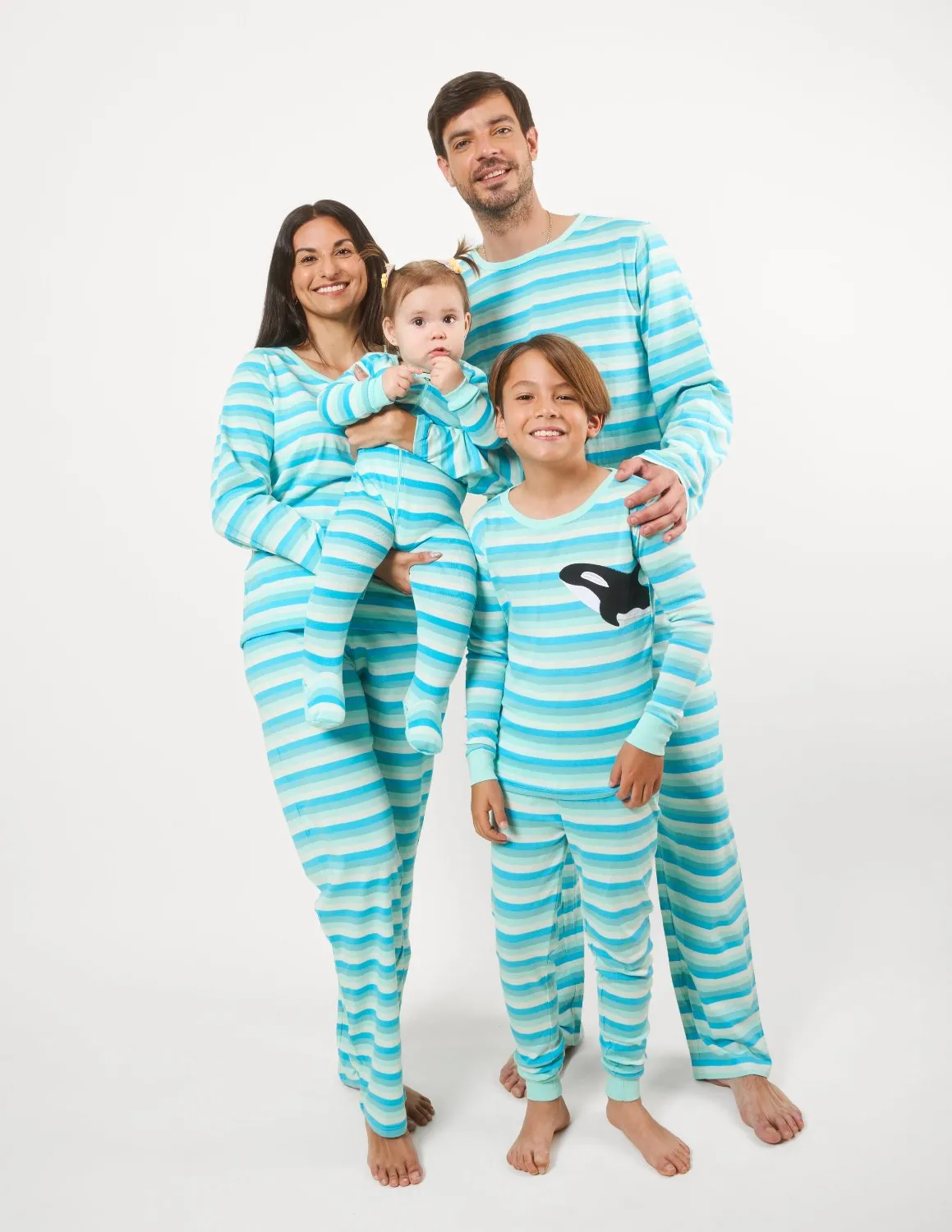 Animal Stripes Matching Family Pajama Set