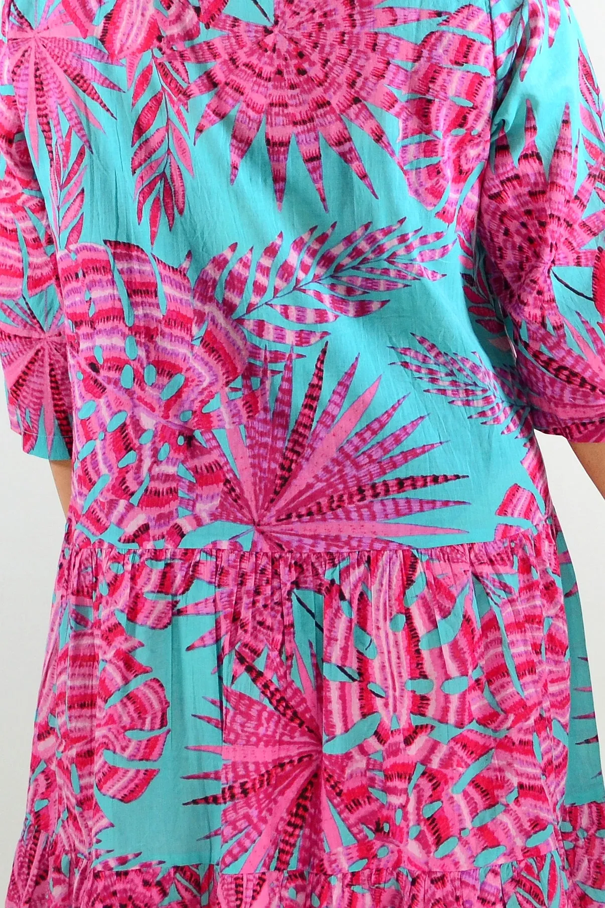 Aqua Pink Beth Tunic Dress