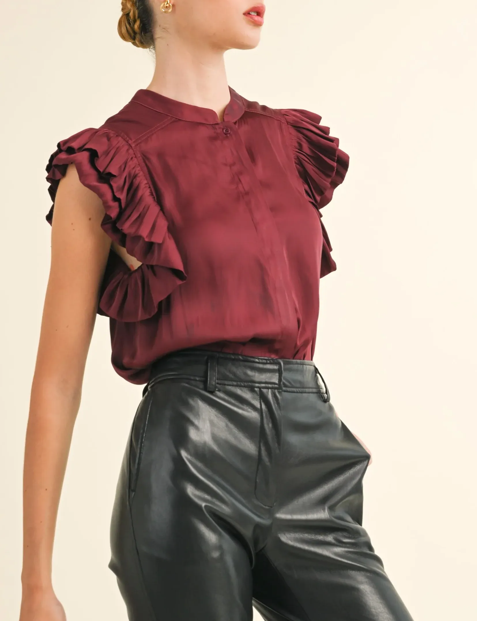 Audrey Blouse, Wine