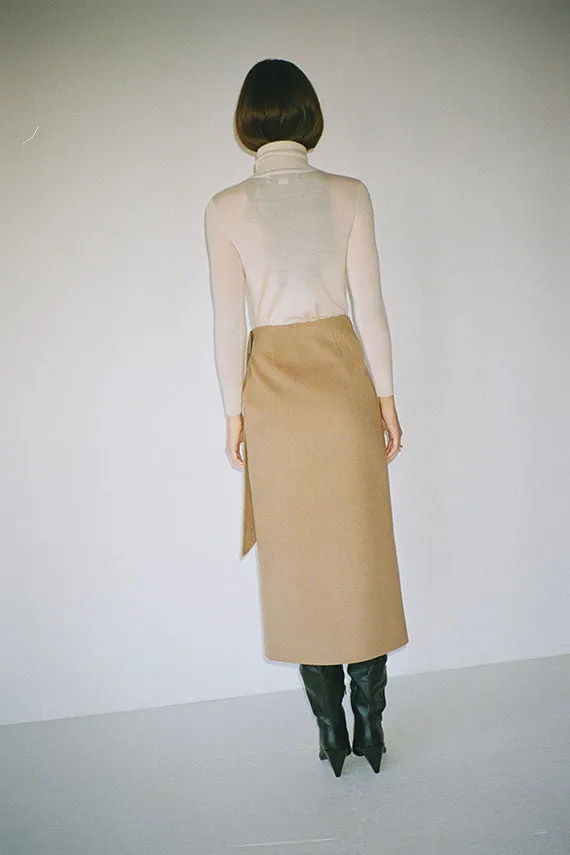 Camel Sontag Skirt