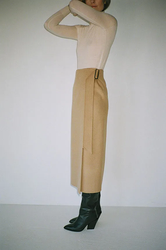 Camel Sontag Skirt