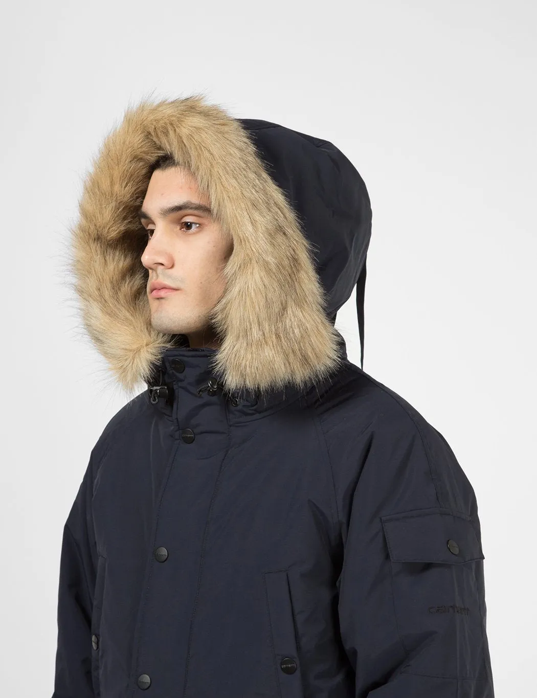 Carhartt-WIP Anchorage Parka - Dark Navy / Black