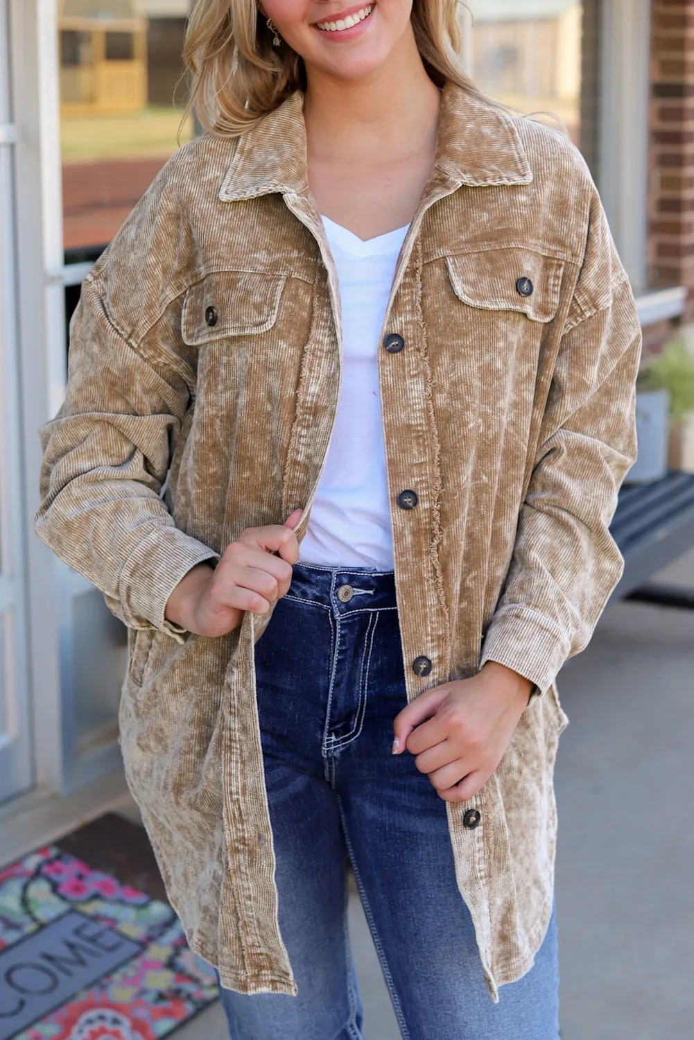 Casual Corduroy Jacket