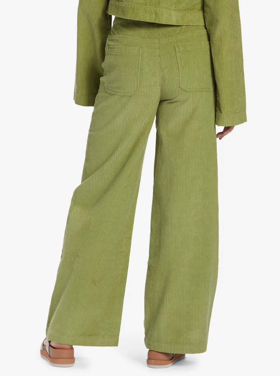 Chloe Kim Corduroy Pants - Iguana