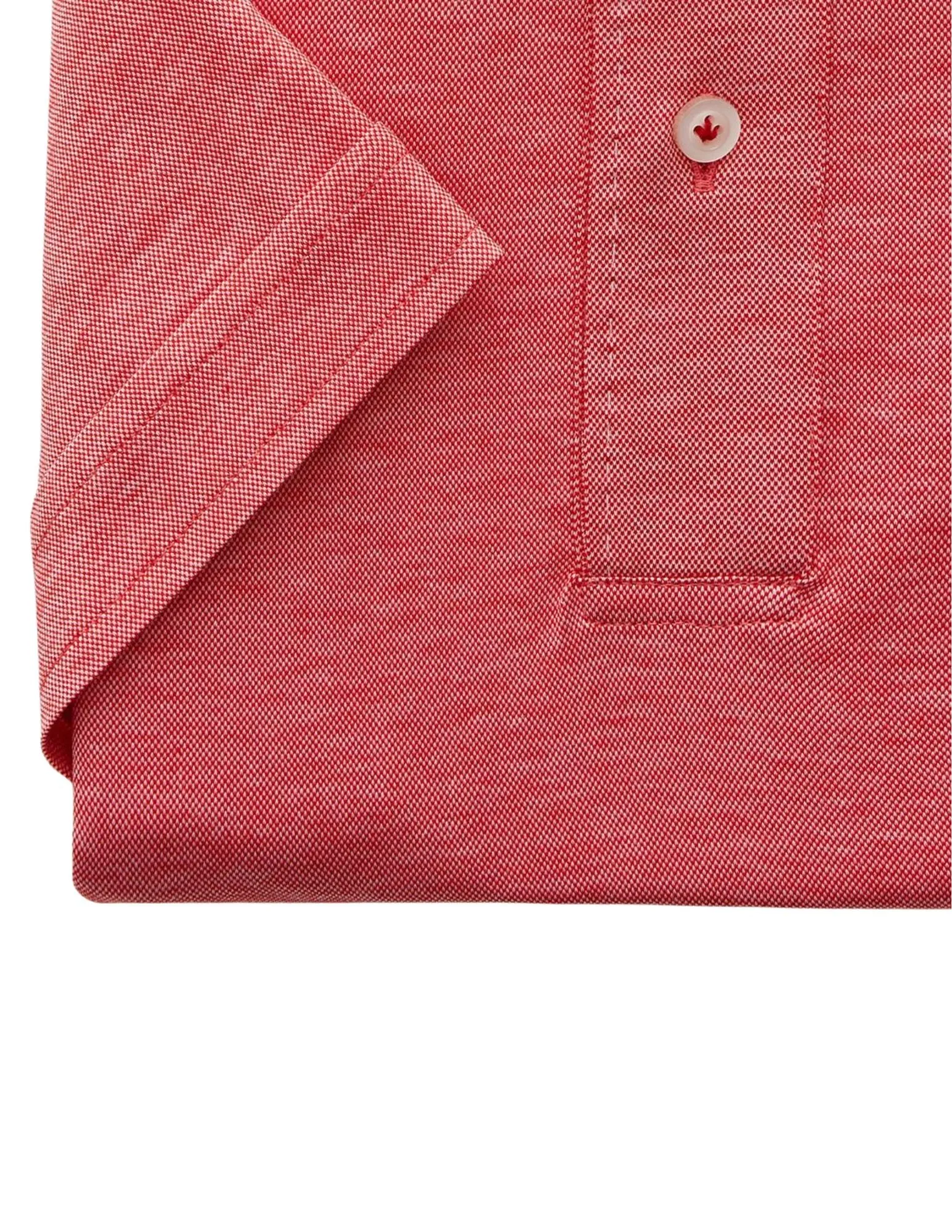 Cotton Jersey Polo | Red