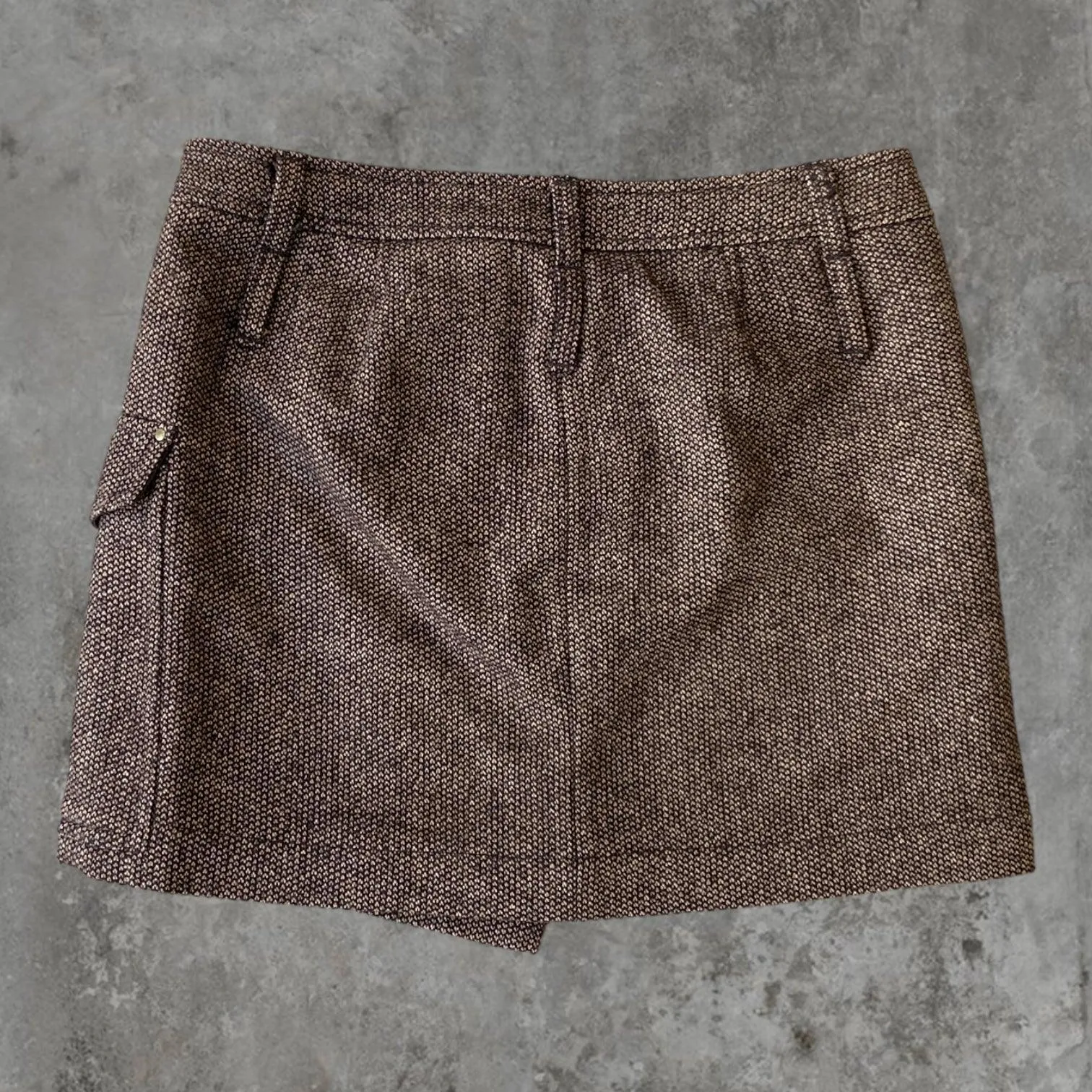 DIESEL WOOL WRAP SKIRT - S