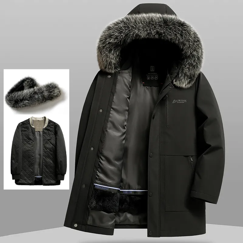 Jack Washington Removable Fur Parka Jacket