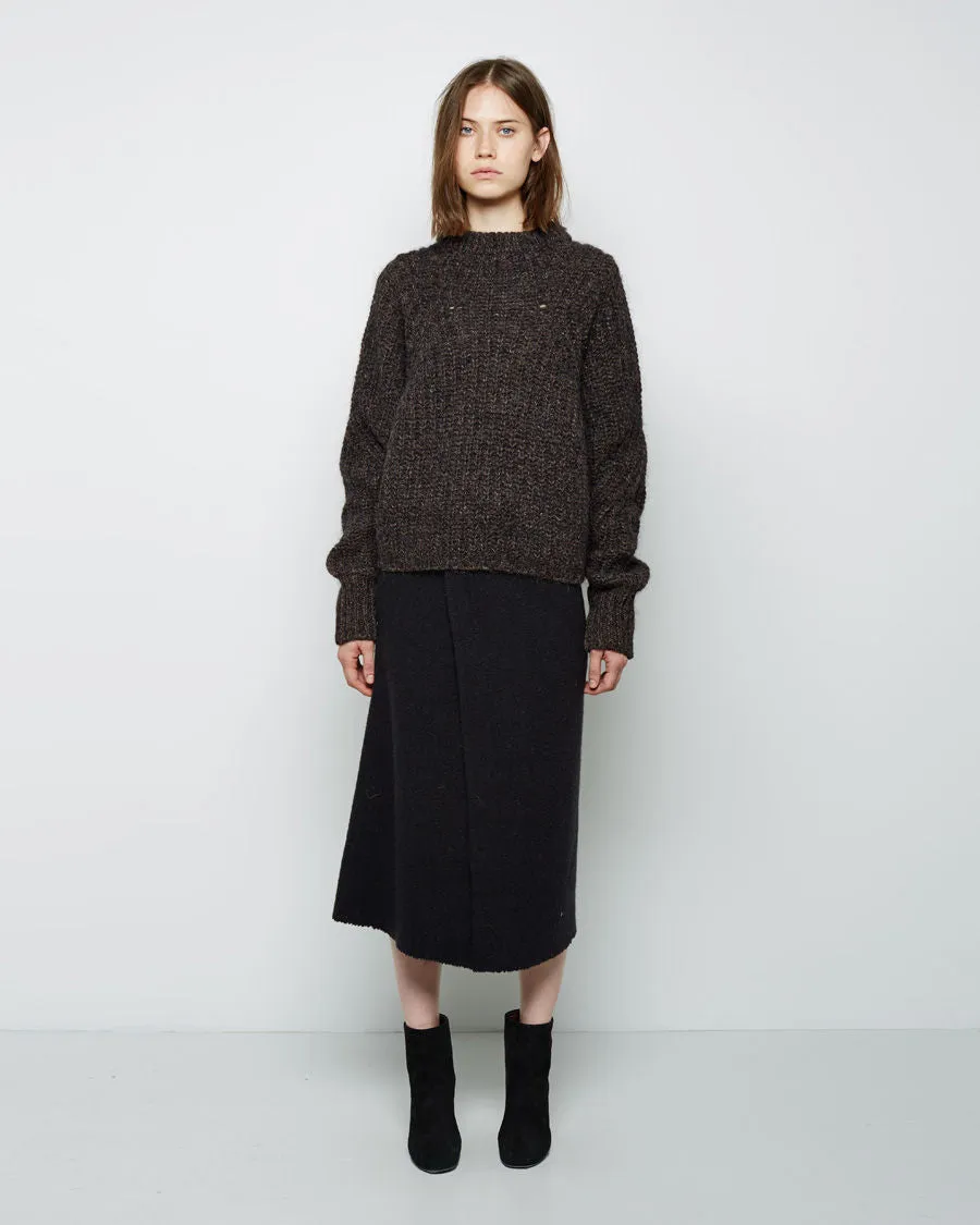 Kiara Wool Wrap Skirt