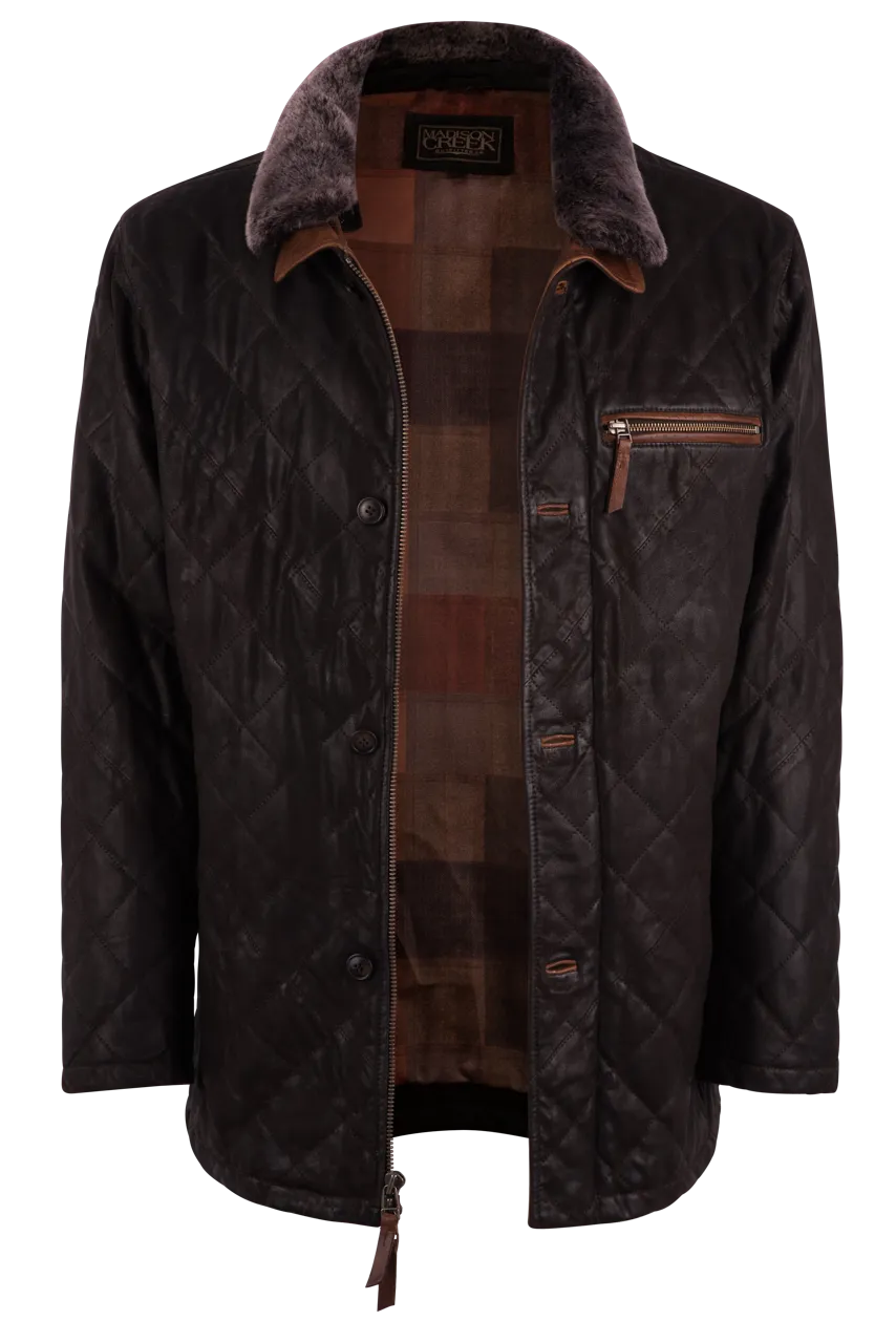 Madison Creek Rainer Goat Suede Leather Jacket