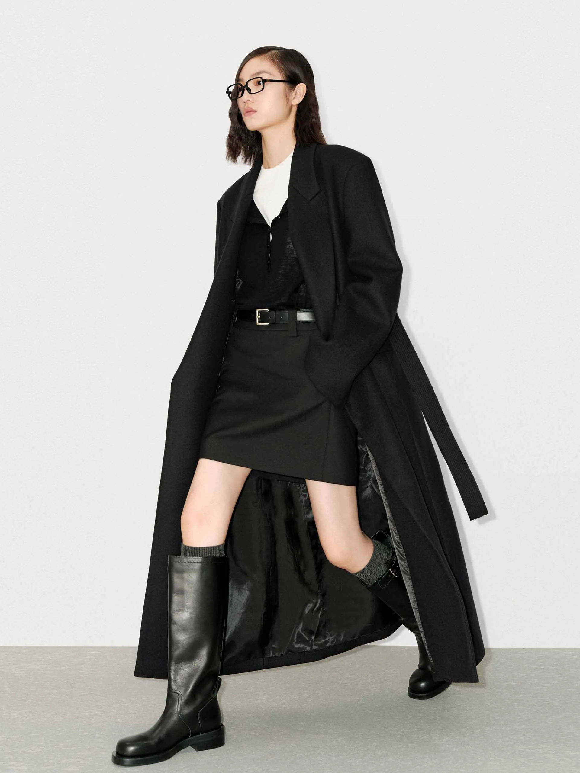 Merino Wool Long Coat