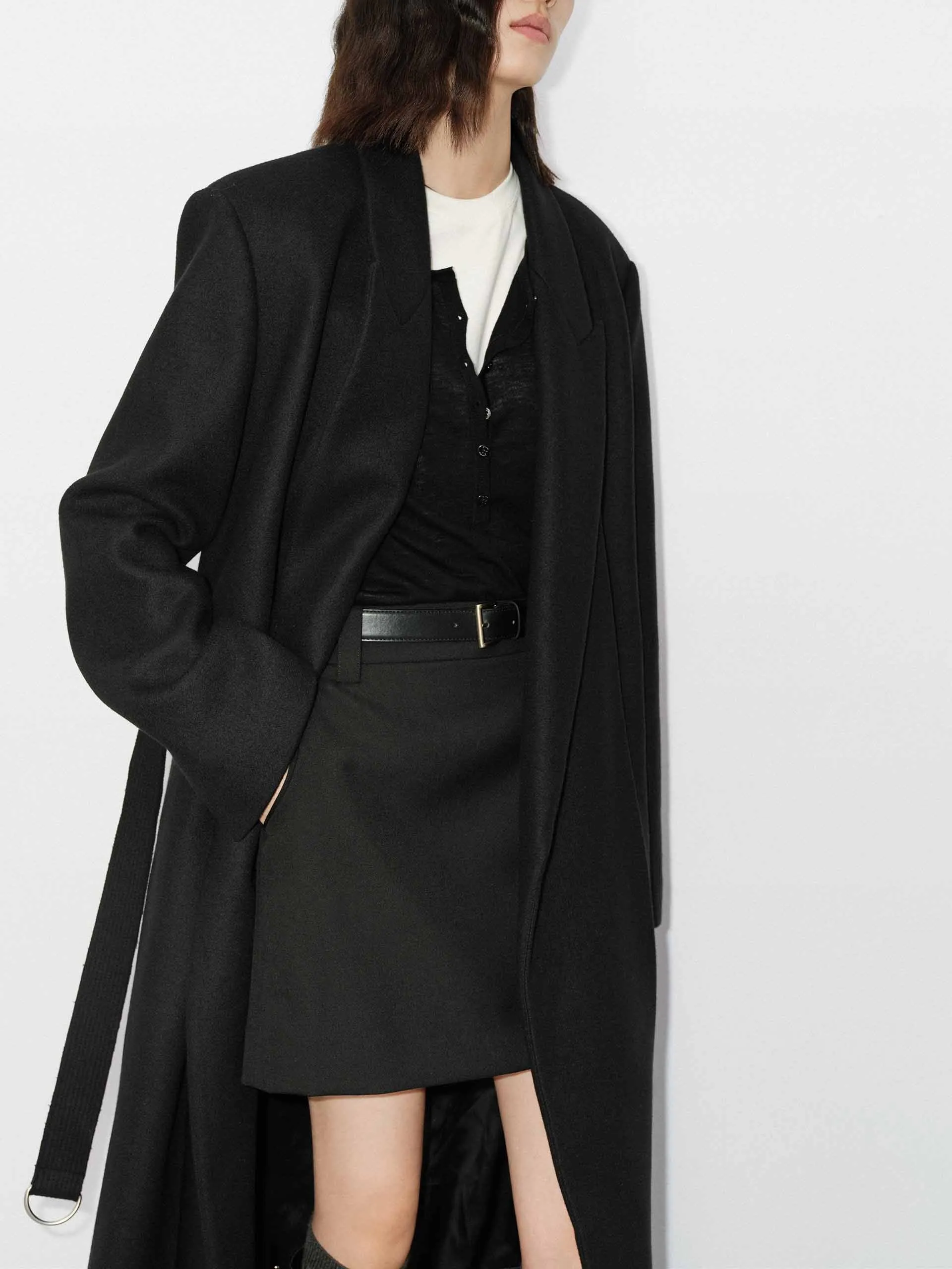 Merino Wool Long Coat