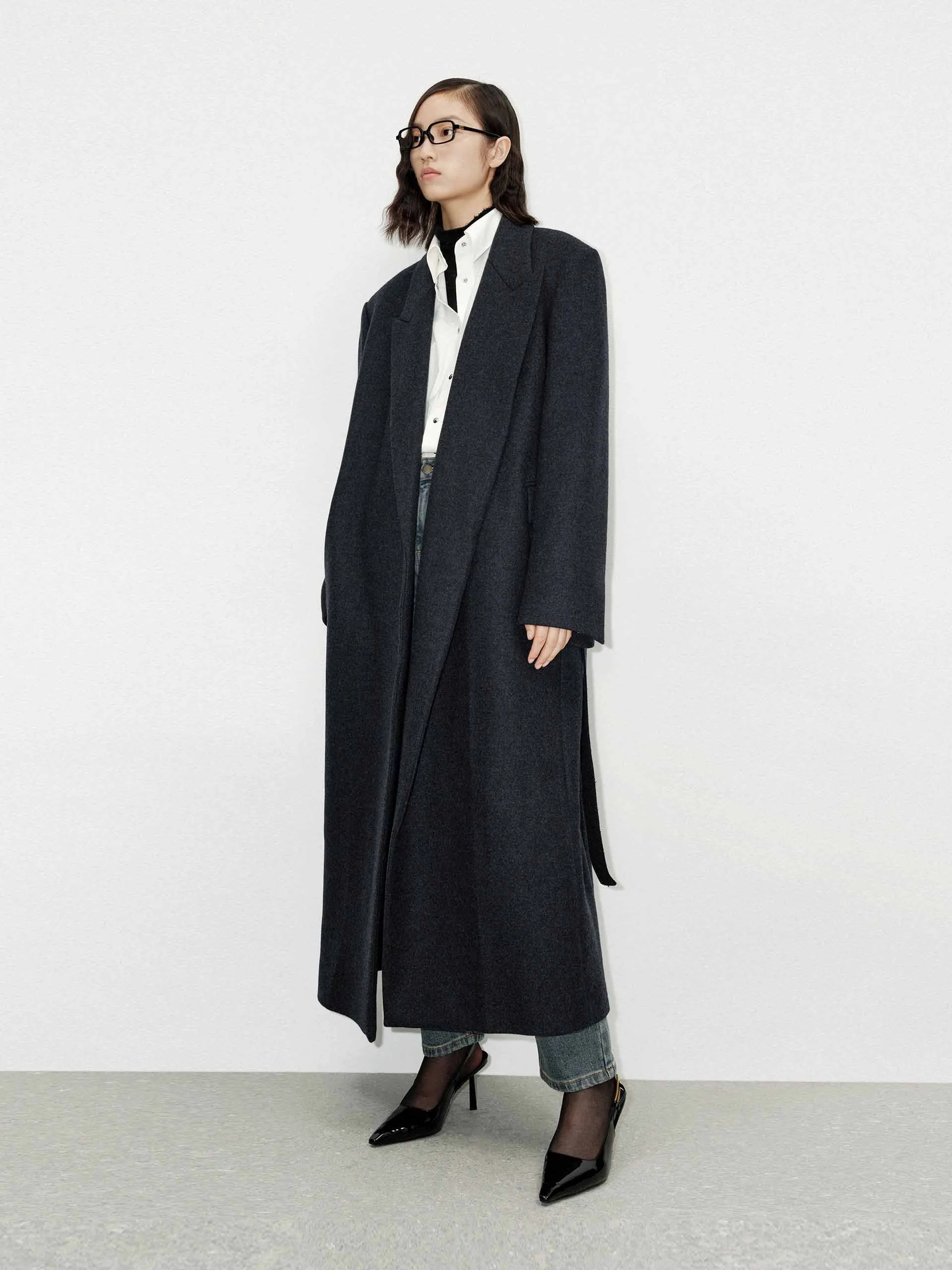 Merino Wool Long Coat