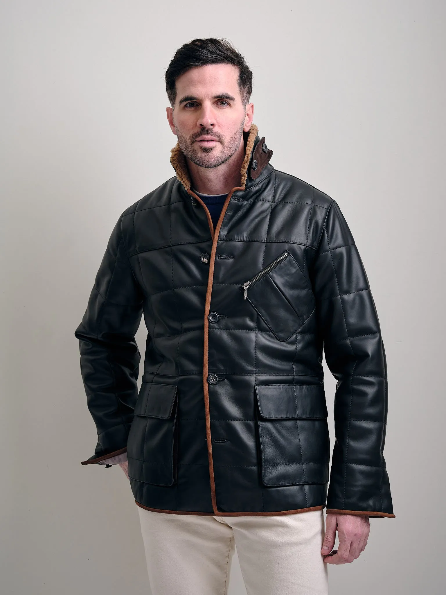 Motorsports Quilted Lambskin Jacket