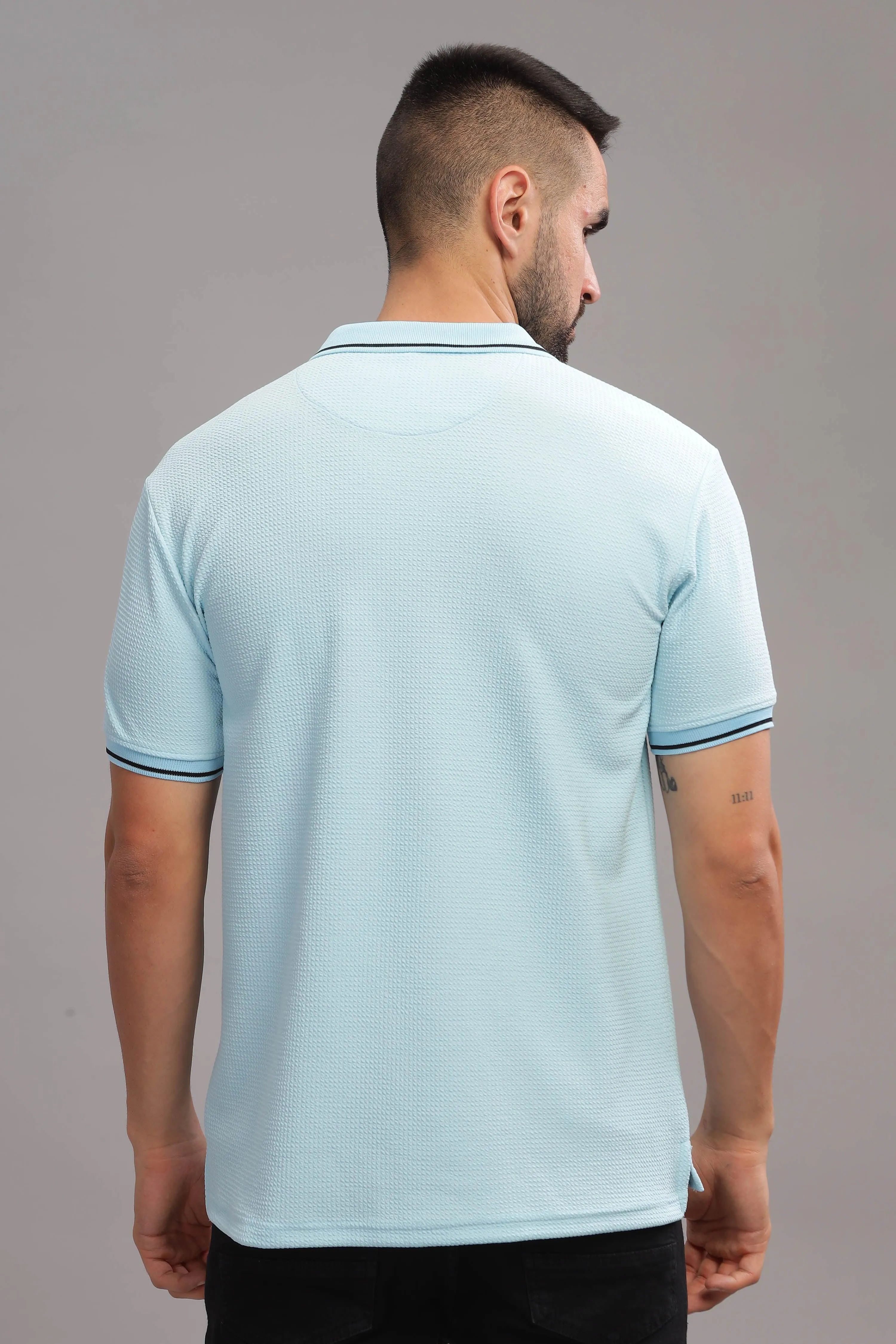 Neu Blue Mens Polo Shirt