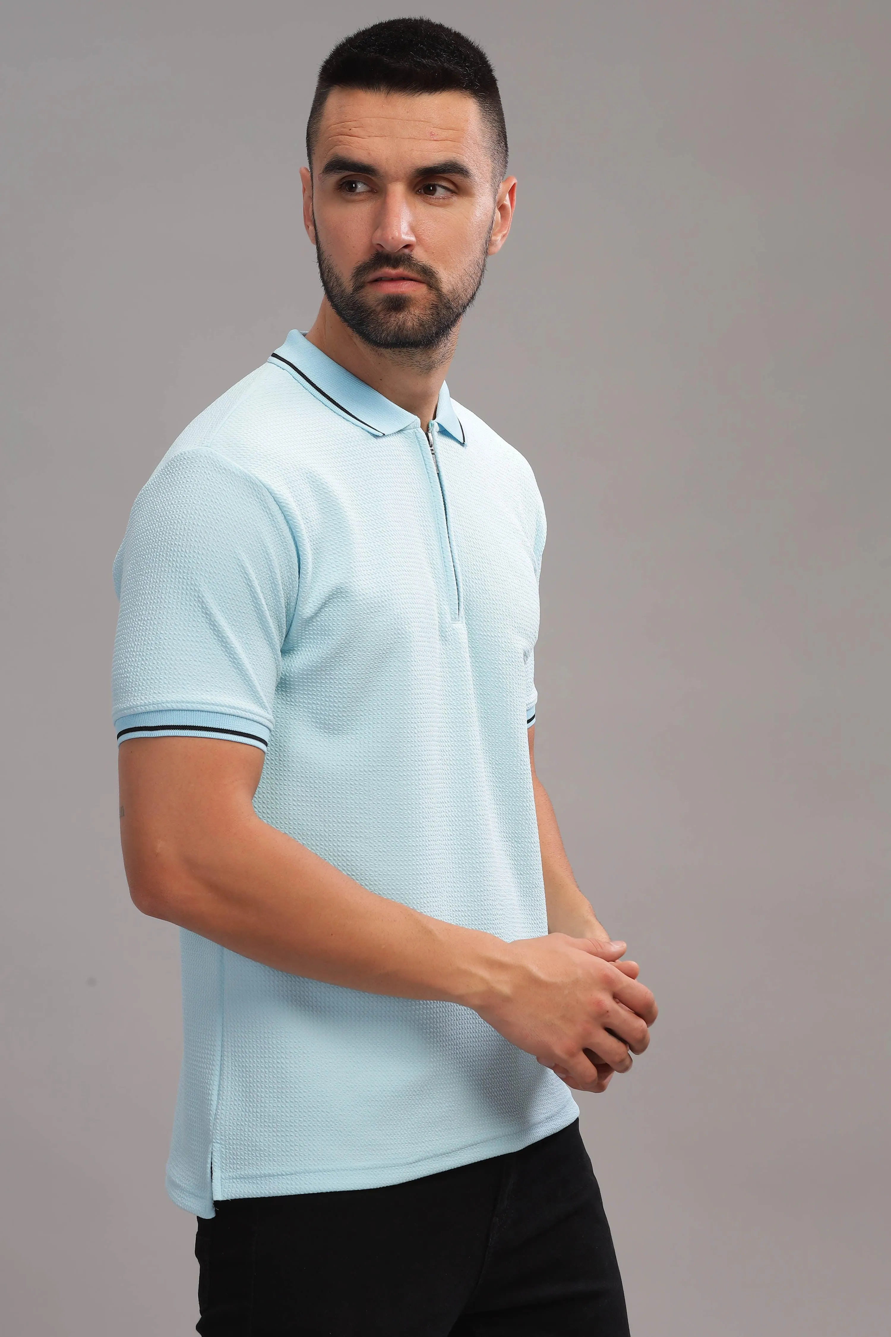 Neu Blue Mens Polo Shirt