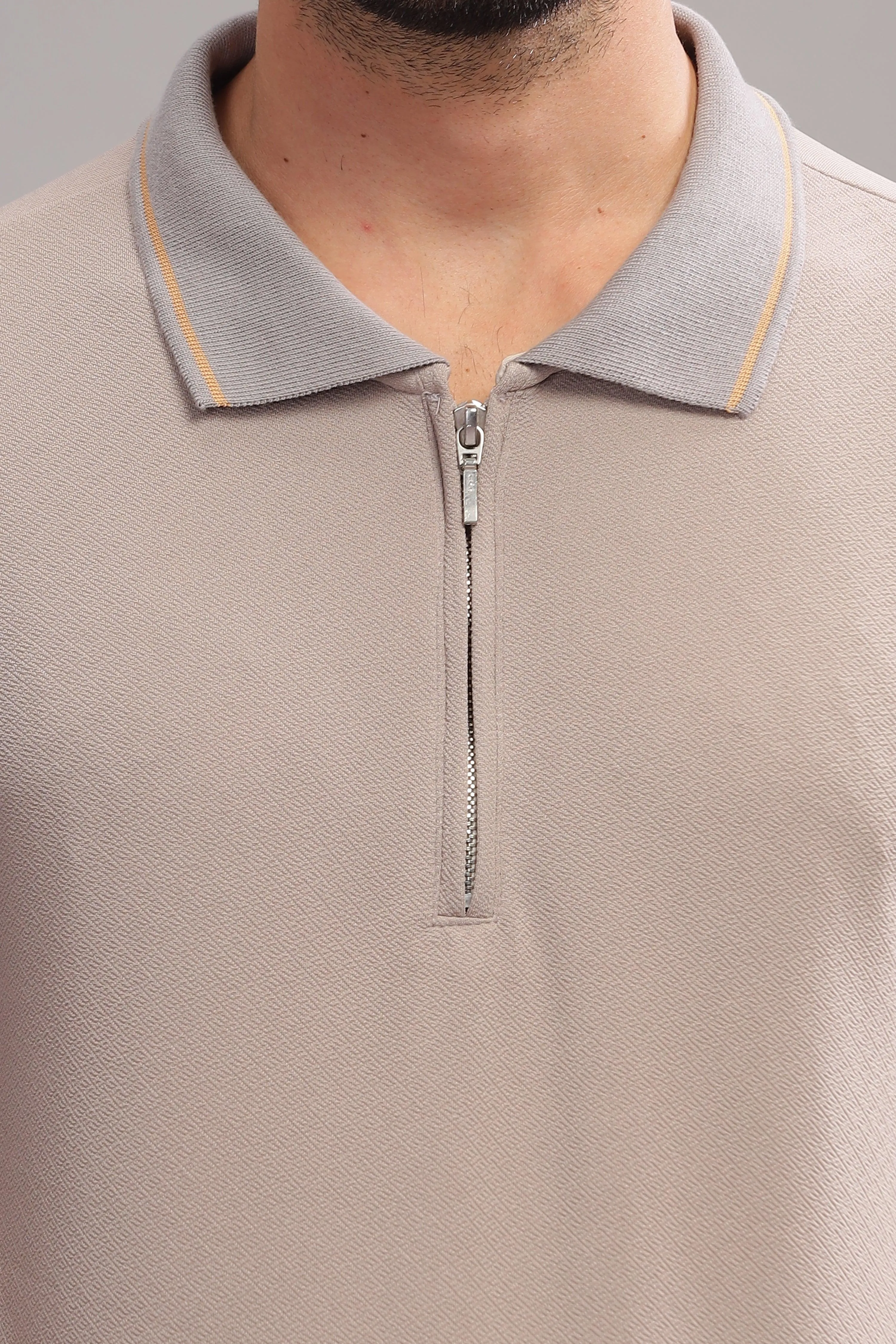 Perfectly Pearled Mens Polo Shirt