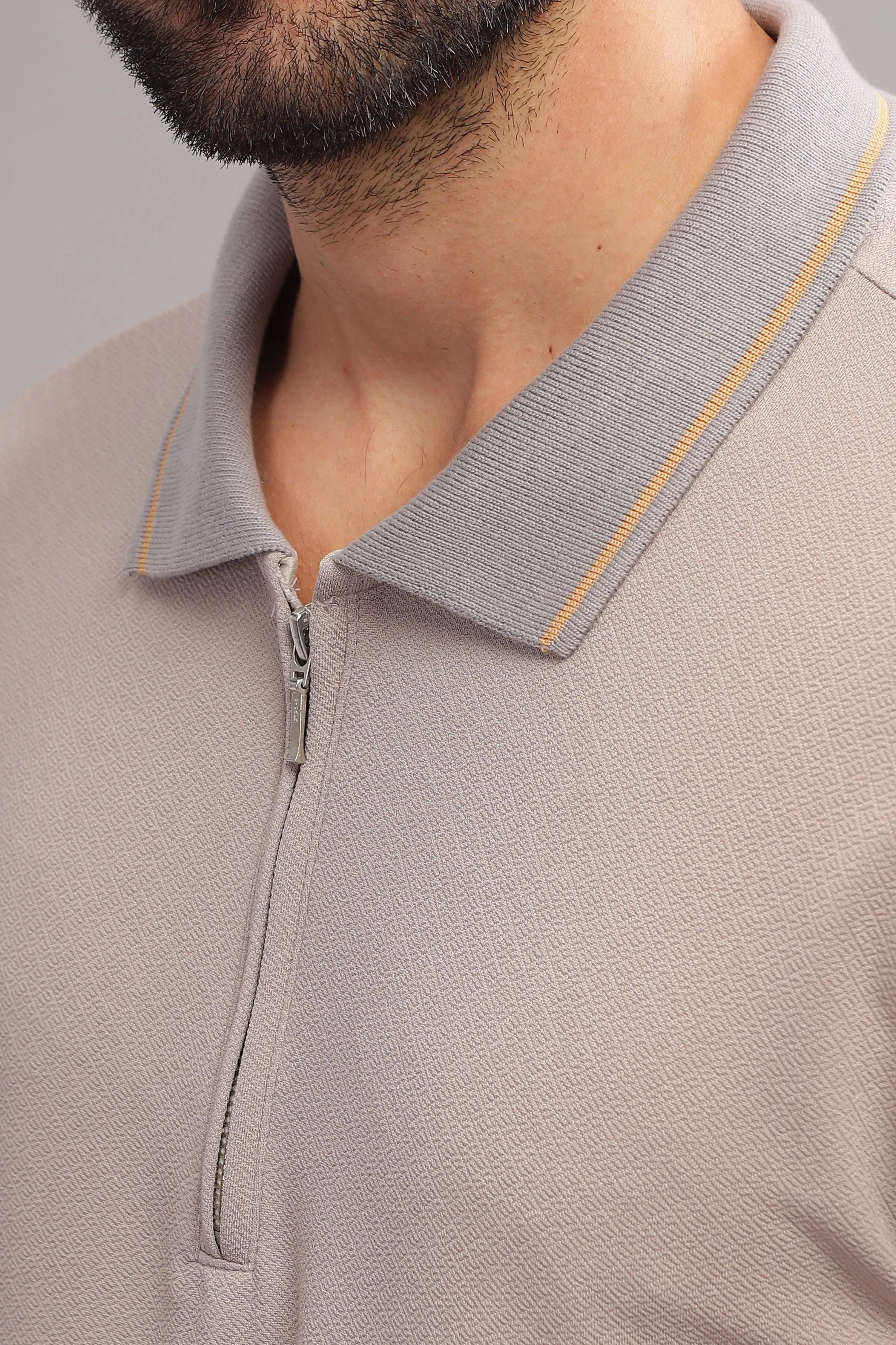 Perfectly Pearled Mens Polo Shirt