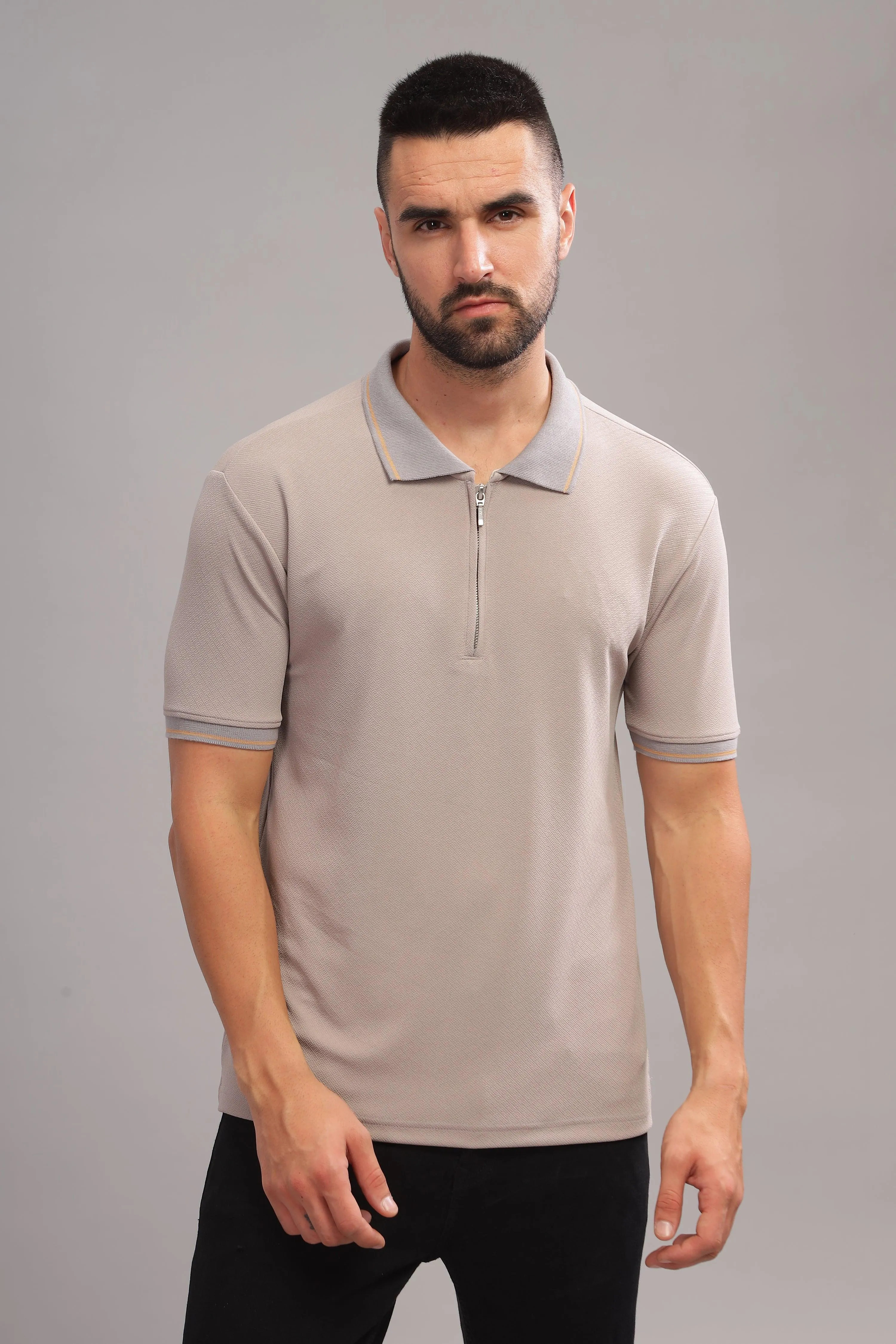 Perfectly Pearled Mens Polo Shirt