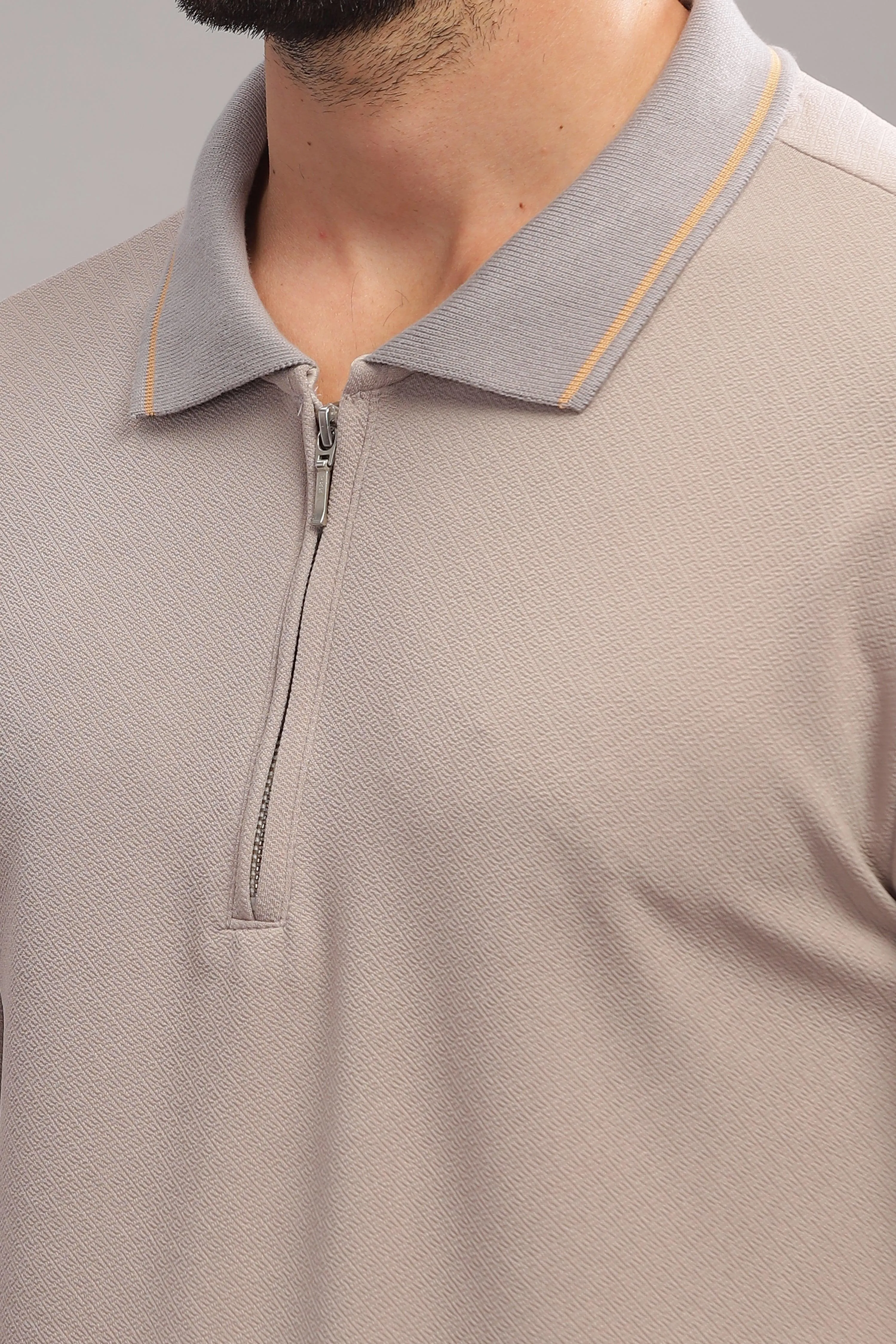 Perfectly Pearled Mens Polo Shirt