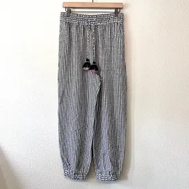 Plaid Woven Joggers