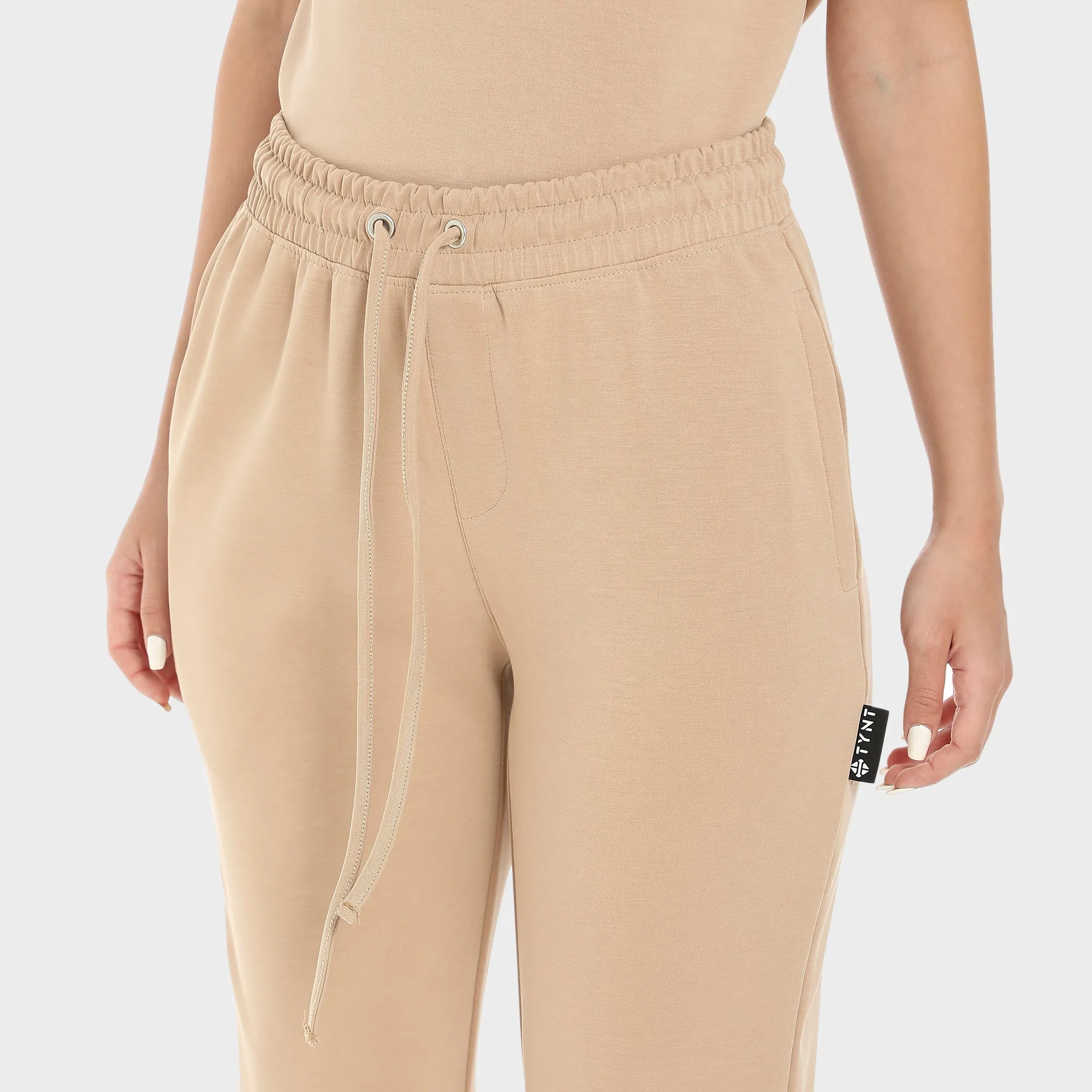 Premium Joggers For Women - Beige