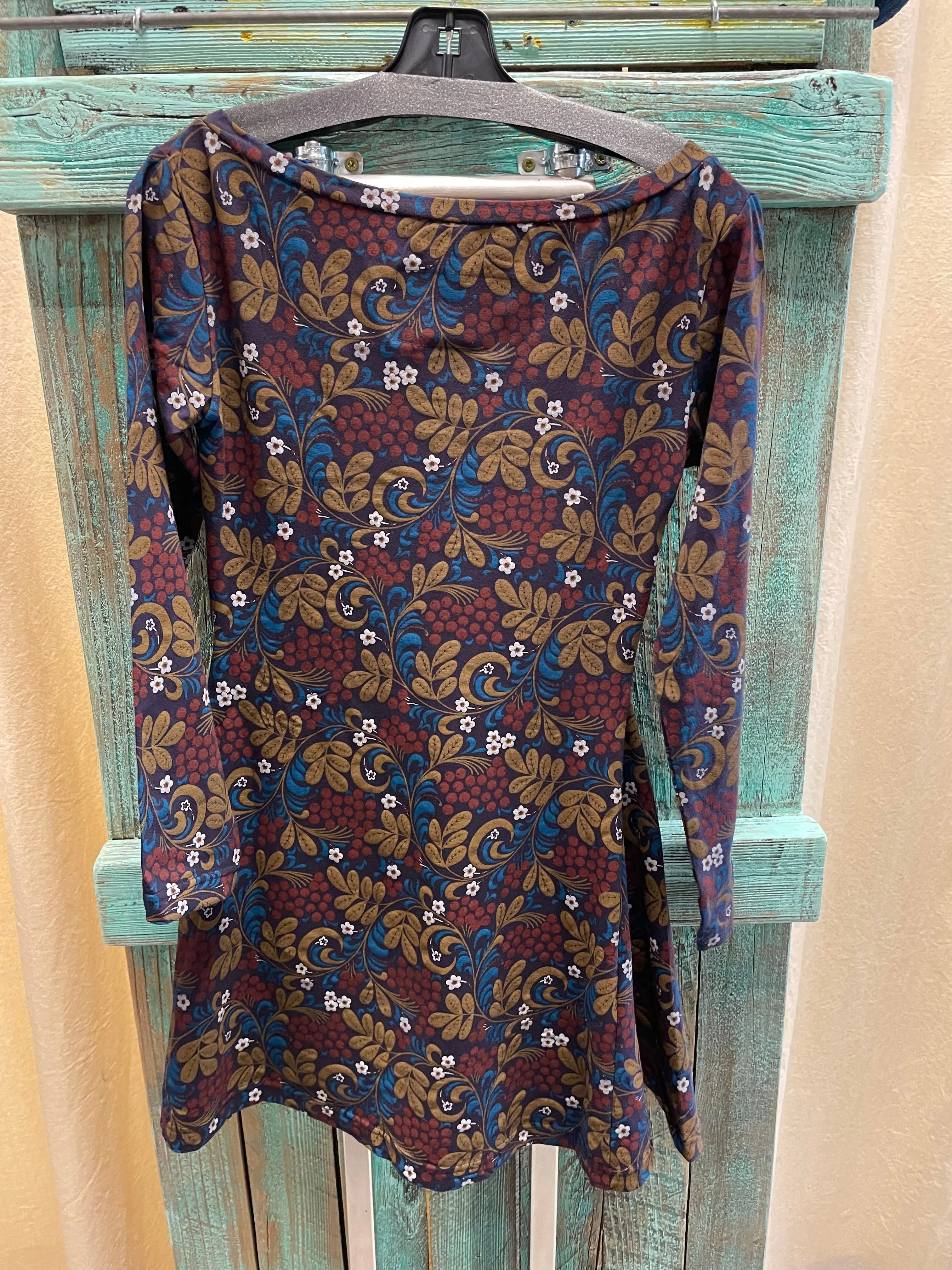 Relax Tunic in Currants Print by Effie's Heart