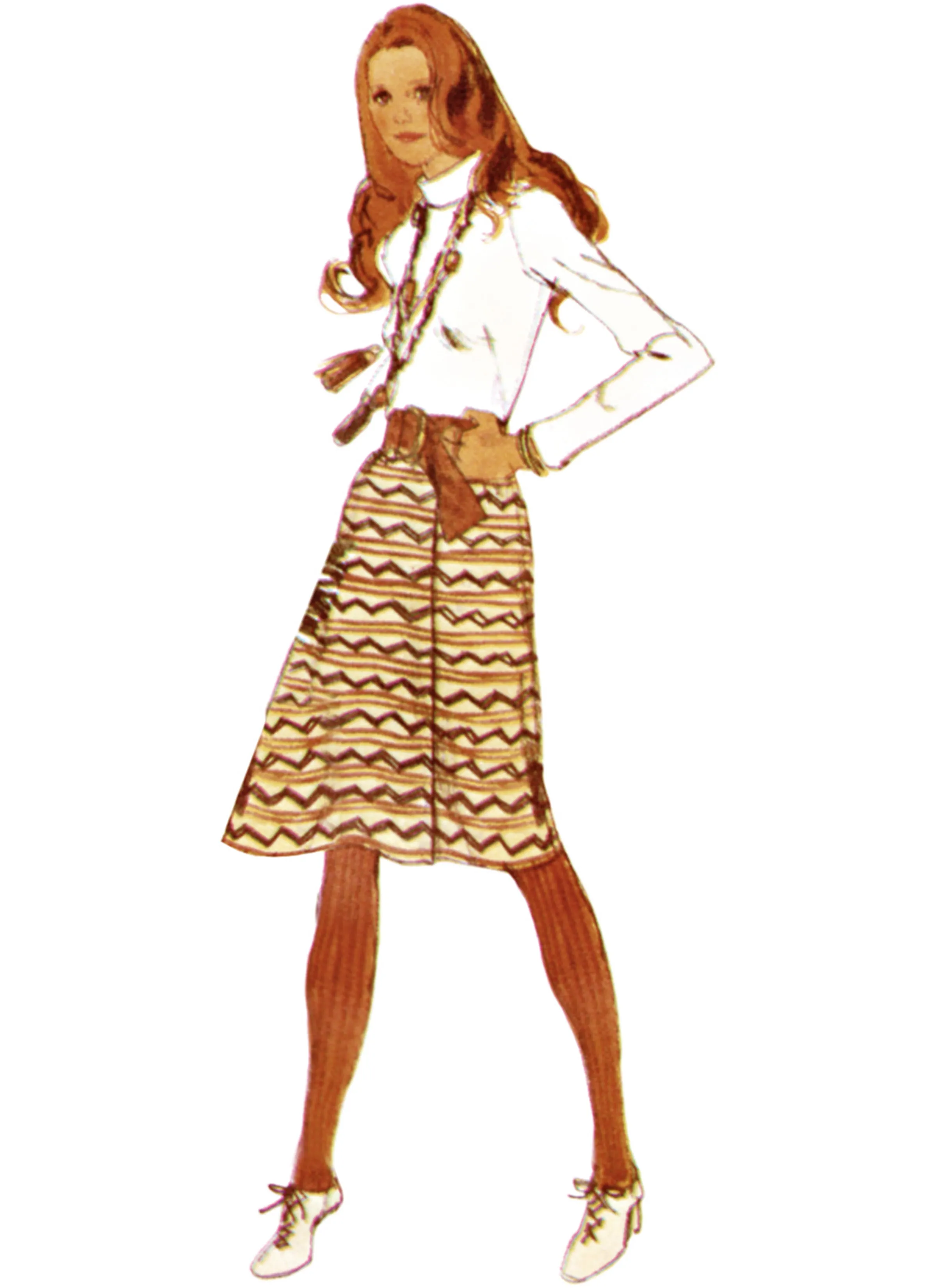 Simplicity Sewing Pattern 3017 Dress with Front-Wrap Skirt and Scarf