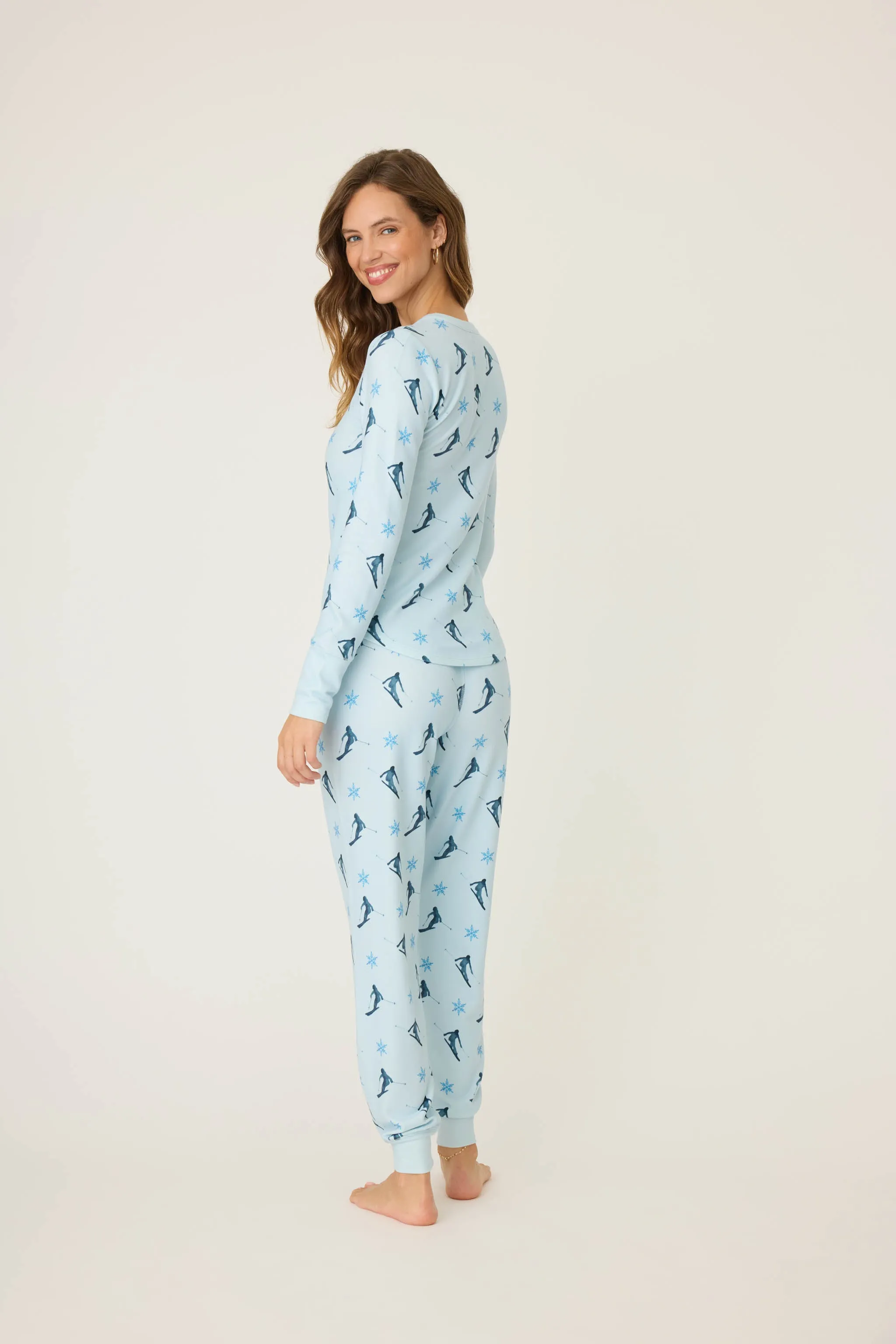 Ski Slopes Butter Jersey Jammie Set