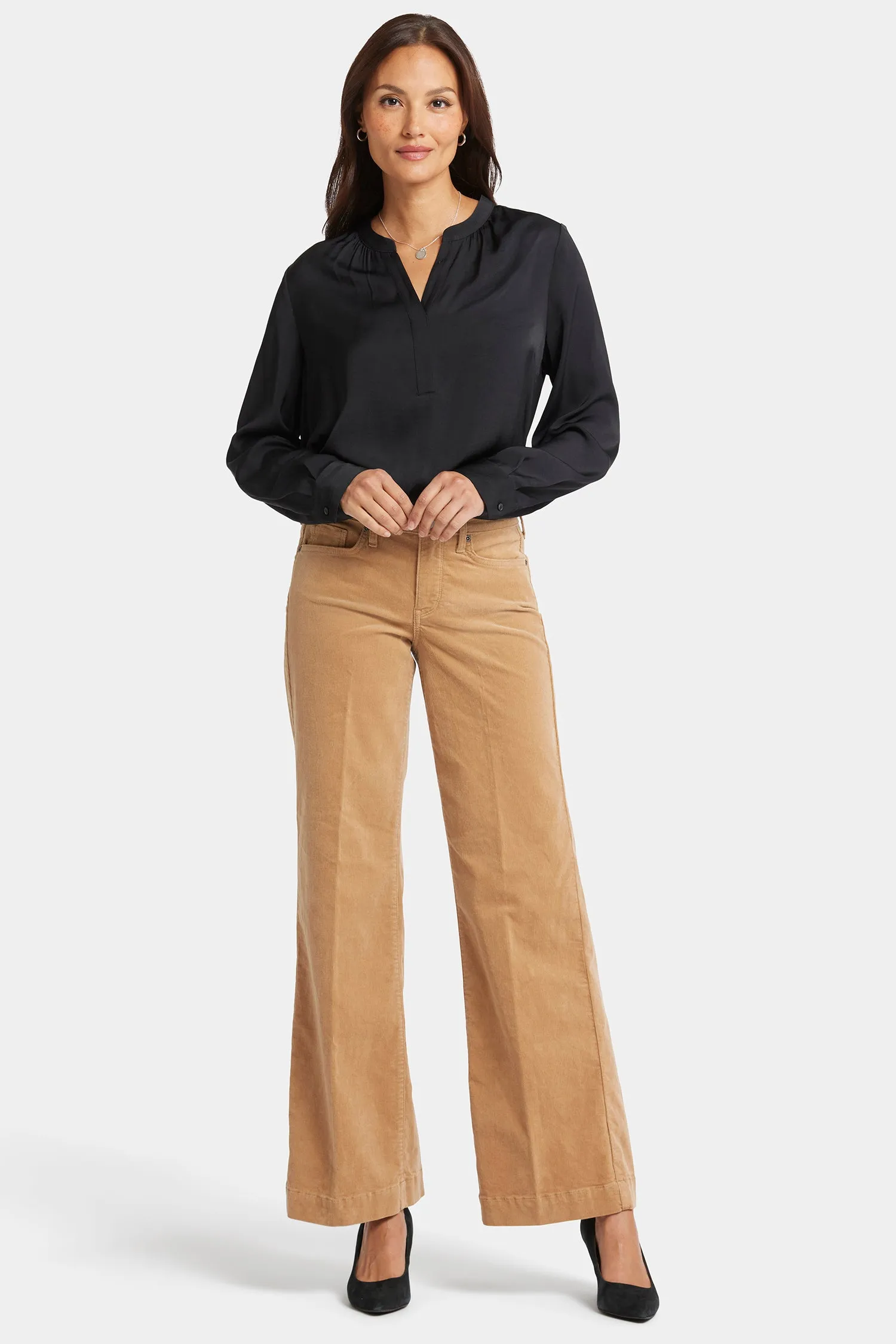 Teresa Wide Leg Pants - Sand Dune