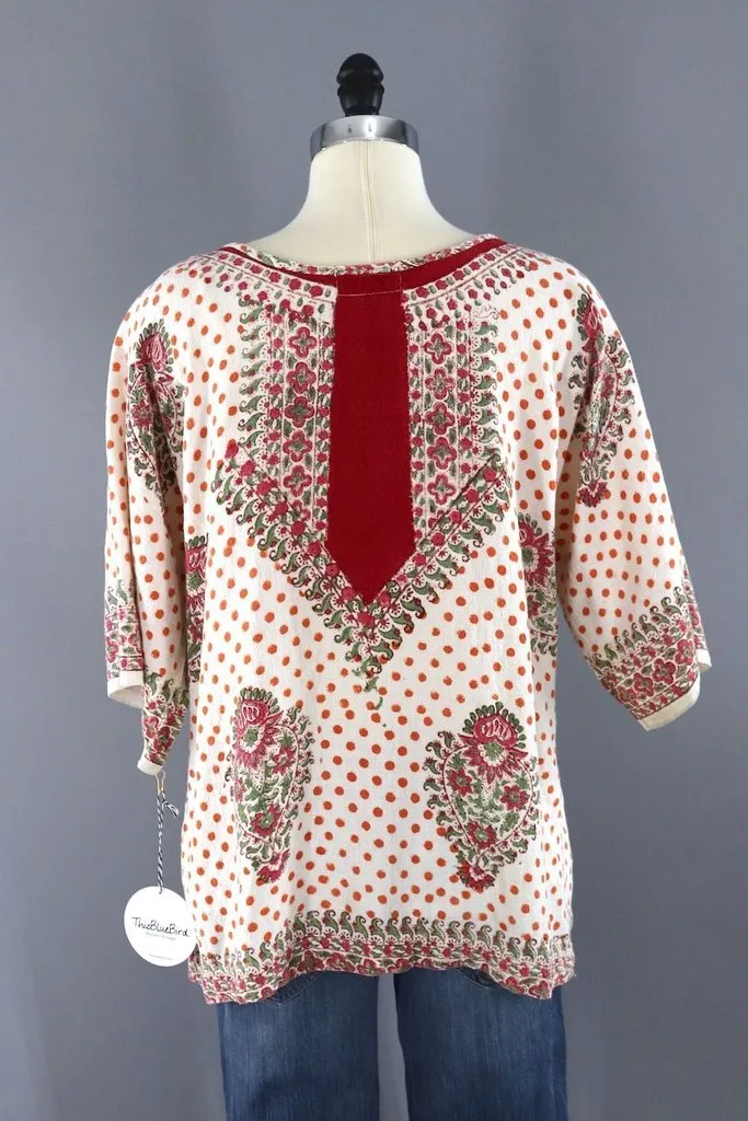 Vintage Bohemian Cotton Tunic