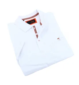 White Pocket Polo