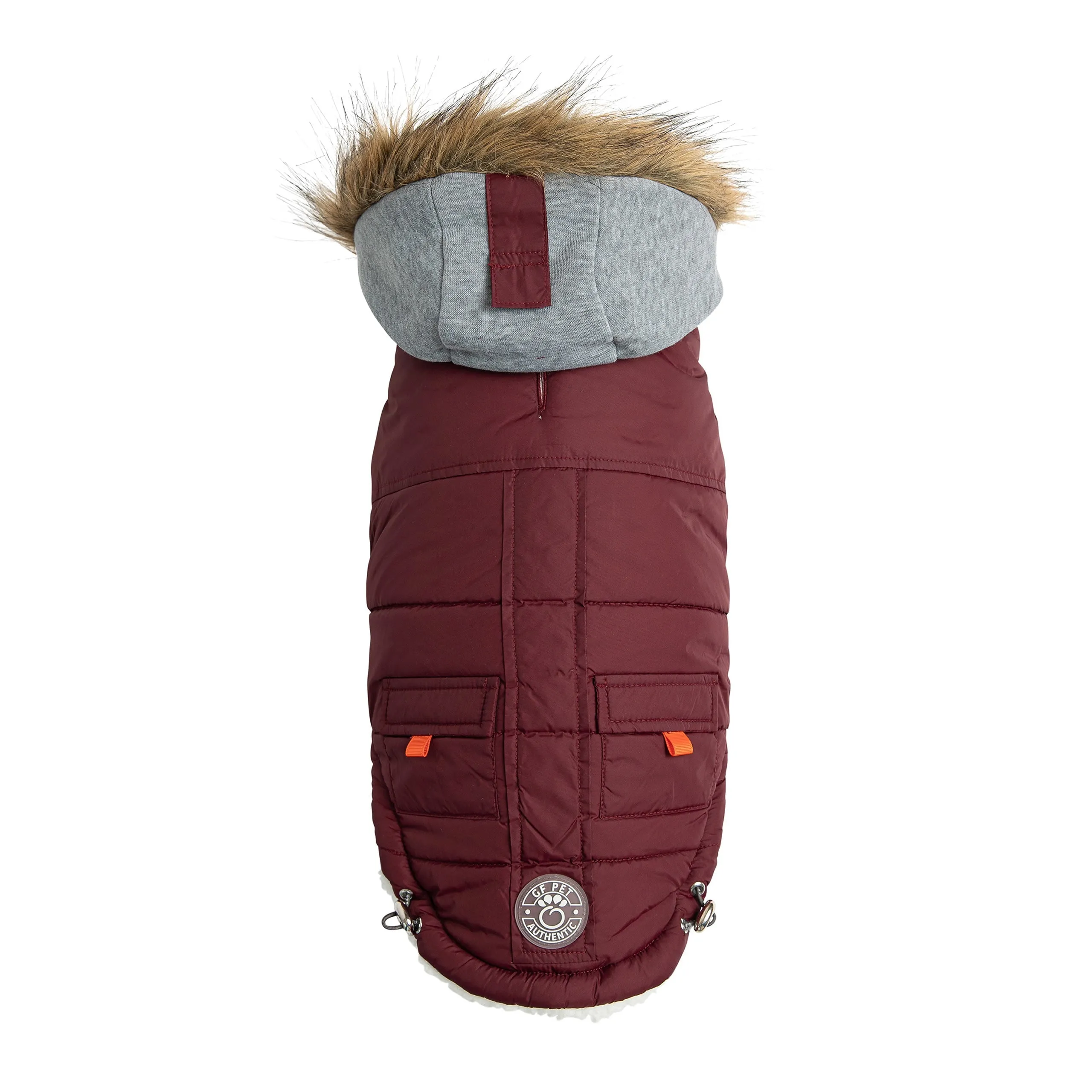 Winter Sailor Parka Dog Jacket Burgundy